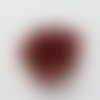 Fleur en tissu mousseline 50mm marron