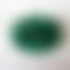 Fleur en tissu mousseline 50mm vert foncé