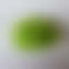 Fleur en tissu mousseline 50mm vert