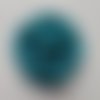 Fleur bleu  vert 70mm