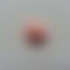 Fleur de satin bouton de rose peche 2.2cm
