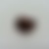 Fleur de satin bouton de rose marron  2.2cm