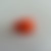 Fleur de satin bouton de rose orange 2.2cm