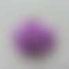 Rosette  fleur  satin et tulle mauve   50mm