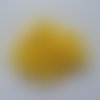 Applique tulle et dentelle 80mm jaune