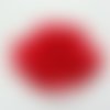 Applique tulle et dentelle 80mm rouge