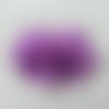 Fleur en tissu de 70mm violet