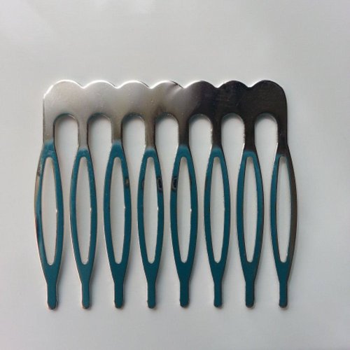 Peigne argent à décorer 50*40mm
