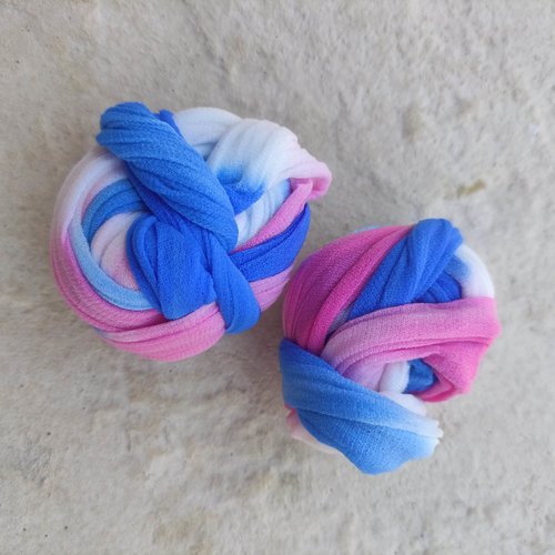 N001025 collant nylon triple couleur pour la création de fleurs, papillons, raquettes dragées