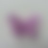 Double papillon en dentelle mauve42*50mm