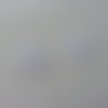 Peignes à chignon en plastique  transparent 35*33mm lot de 2