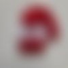 Applique matelassée bonhomme de neige 7*8cm