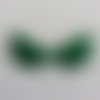 Applique ailes d'ange en tissu pailleté  50*30mm vert sapin