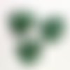 Lot de 3 feuilles artificielles vertes 7cm