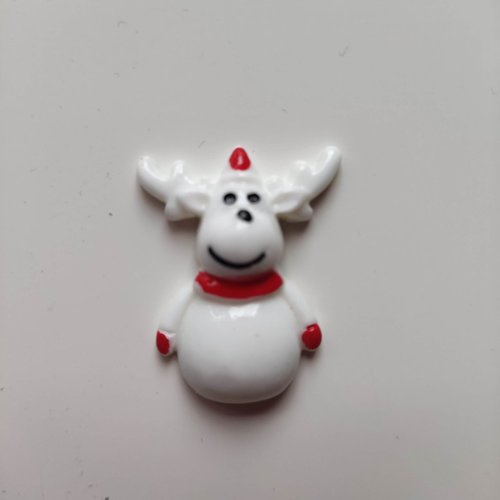 Renne de noel en resine  20*30mm