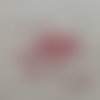 Lot de 10 pistils rouge et blanc  tête de 5mm