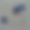 Papillons sur tige en plastique bleu 20*20mm lot de 4
