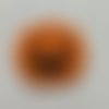 Citrouille halloween en feutrine orange et noir  55*50mm