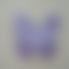 Lot de 10 papillons en organza mauve 95*80mm