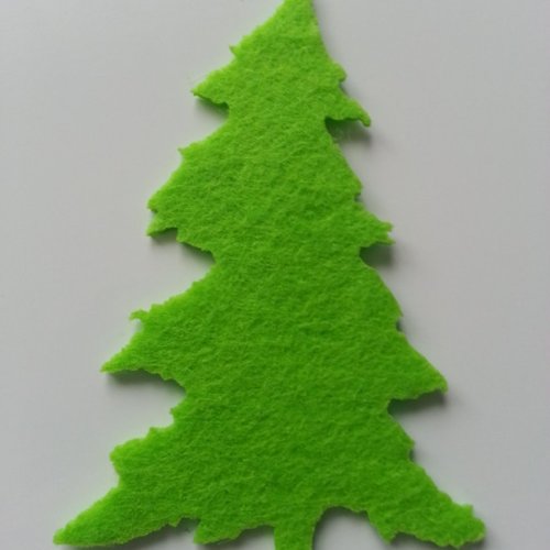 Sapin en feutrine vert clair 60*90mm