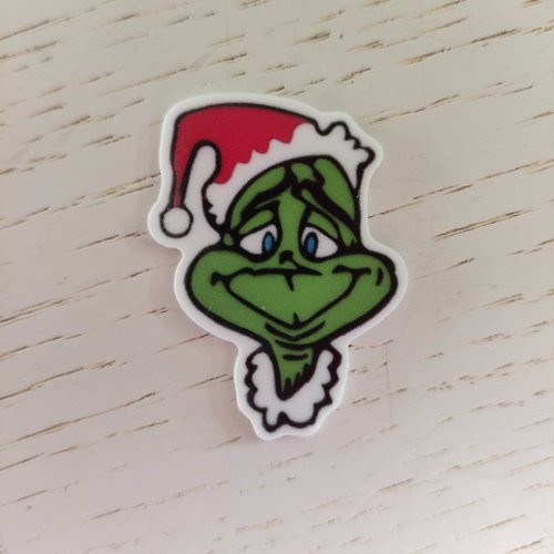 Cabochon plat en résine grinch noel 30*40mm