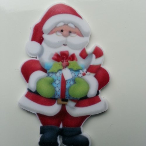 Cabochon plat en résine pere noel  50*32mm