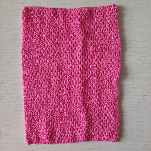 25 cm * 30 cm  bustier tube crochet de couleur  rose bonbon pour tutu, robe, mariage, deguisement