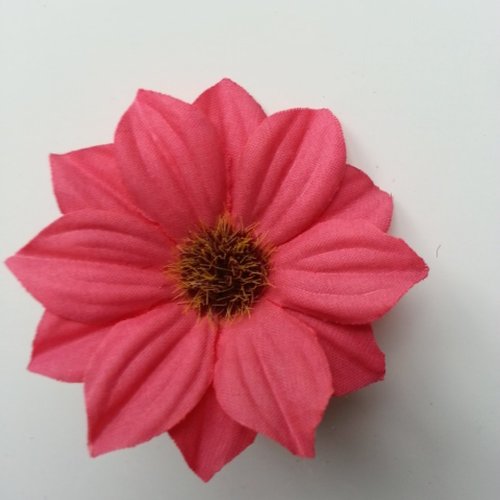 Fleur artificielle marguerite en tissu 60mm bordeaux