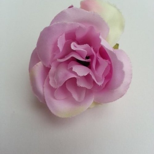 Fleur en tissu mauve 50mm