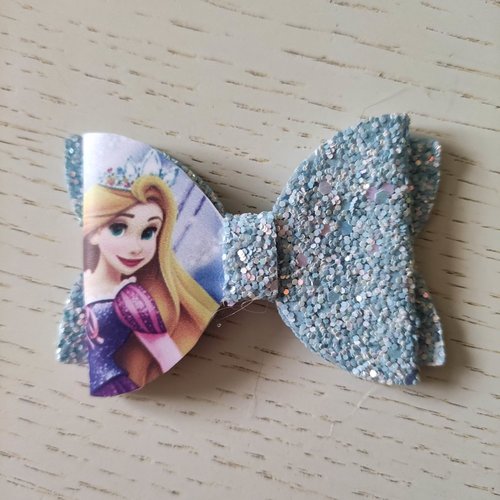 Noeud simili princesse raiponce 80*55mm