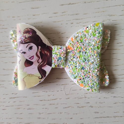 Noeud simili princesse belle et la bete 80*55mm