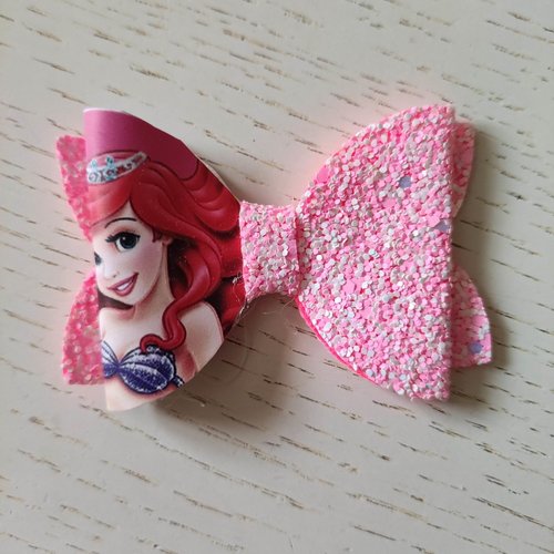Noeud simili princesse ariel petite sirene 80*55mm