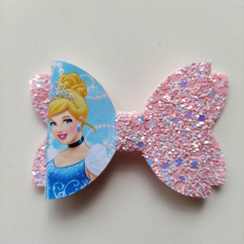 Noeud simili princesse cendrillon 80*55mm