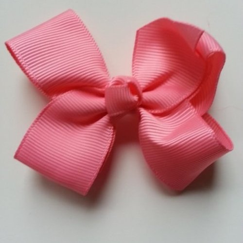 Gros noeud en ruban grosgrain  70*45mm rose saumon
