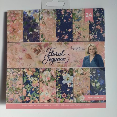 Bloc 15*15cm floral elegance