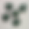 Lot de 5 feuilles artificielles vertes 5cm