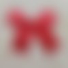 Noeud en satin rouge 8cm