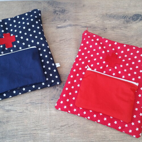 Trousse homéopathique familiale grand format, anti-ondes, pochette homéopathie, homeopathy storage,