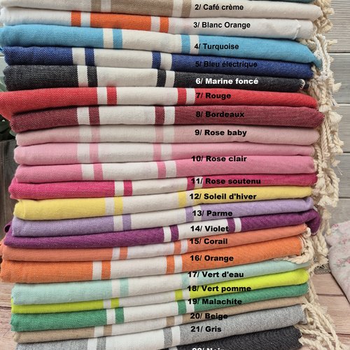 Fouta brodée, fouta, serviette de plage, fouta personnalisée, serviette de plage brodée, personnalisée