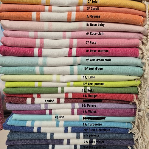 Fouta brodée, fouta, serviette de plage, fouta personnalisée, serviette de plage brodée, personnalisée
