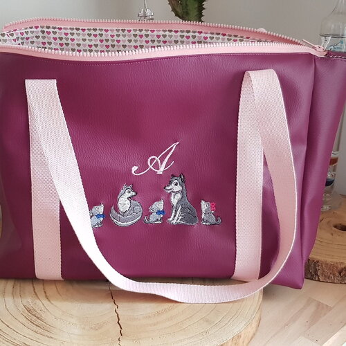 Sac cabas, sac de cours, grand sac à personnaliser