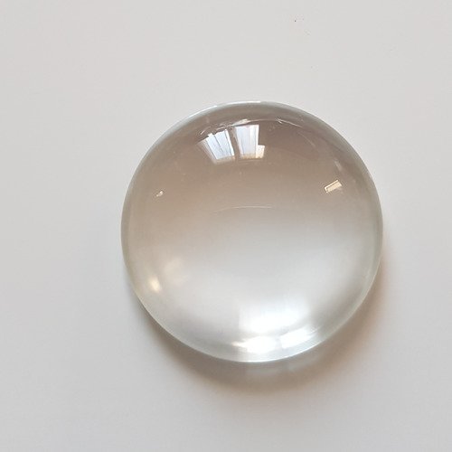 Cabochon verre rond 25mm.