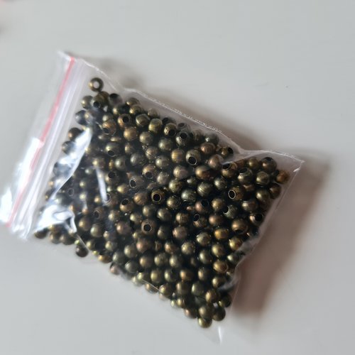 Sachet de perles à écraser 3mm