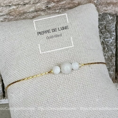 Pierre de lune bracelet pierres femme, bracelet semi précieuse, gold filled or 14 k nacre bijoux pierres naturelles, cadeau pour amie femme