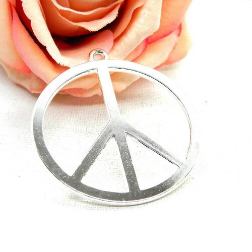 Pendentif peace&amp;love , peace n love, hippie bohème, pendentif peace, pendentif hippie,