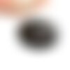 Perle donut's onyx, perle onyx noire, palet rondes onyx, palet ajourée, perle donut's, perle noire, perle, gemmes onyx, onyx, gemmes, donuts