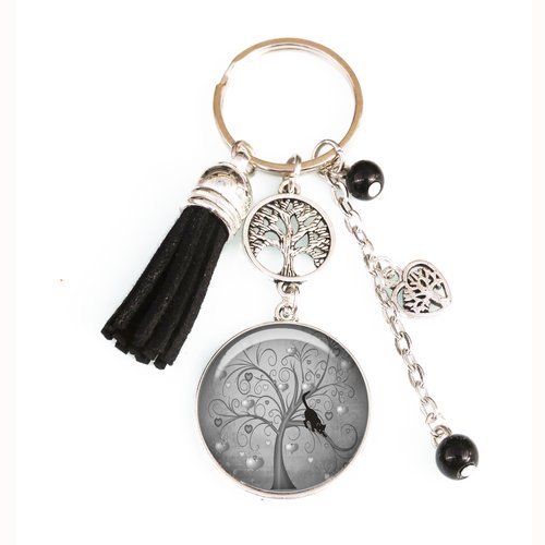Porte clés arbre de vie, bijou de sac arbre de vie