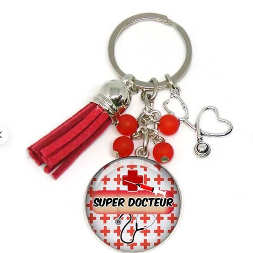 Porte clés docteur, remerciement docteur