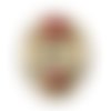 Cabochon ovale résine 18x25 mm maman 14