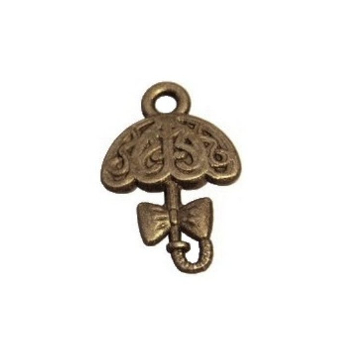 bronze 5 breloques//pendentifs parapluie ant